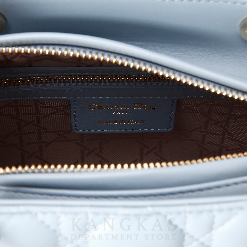 CHRISTIAN DIOR(USED)크리스찬디올 레이디디올 미듐 스카이블루